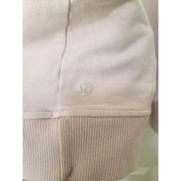 LULULEMON Athletic Scuba Pink Crewneck Sweatshirt Size 8 - Picture 9 of 11